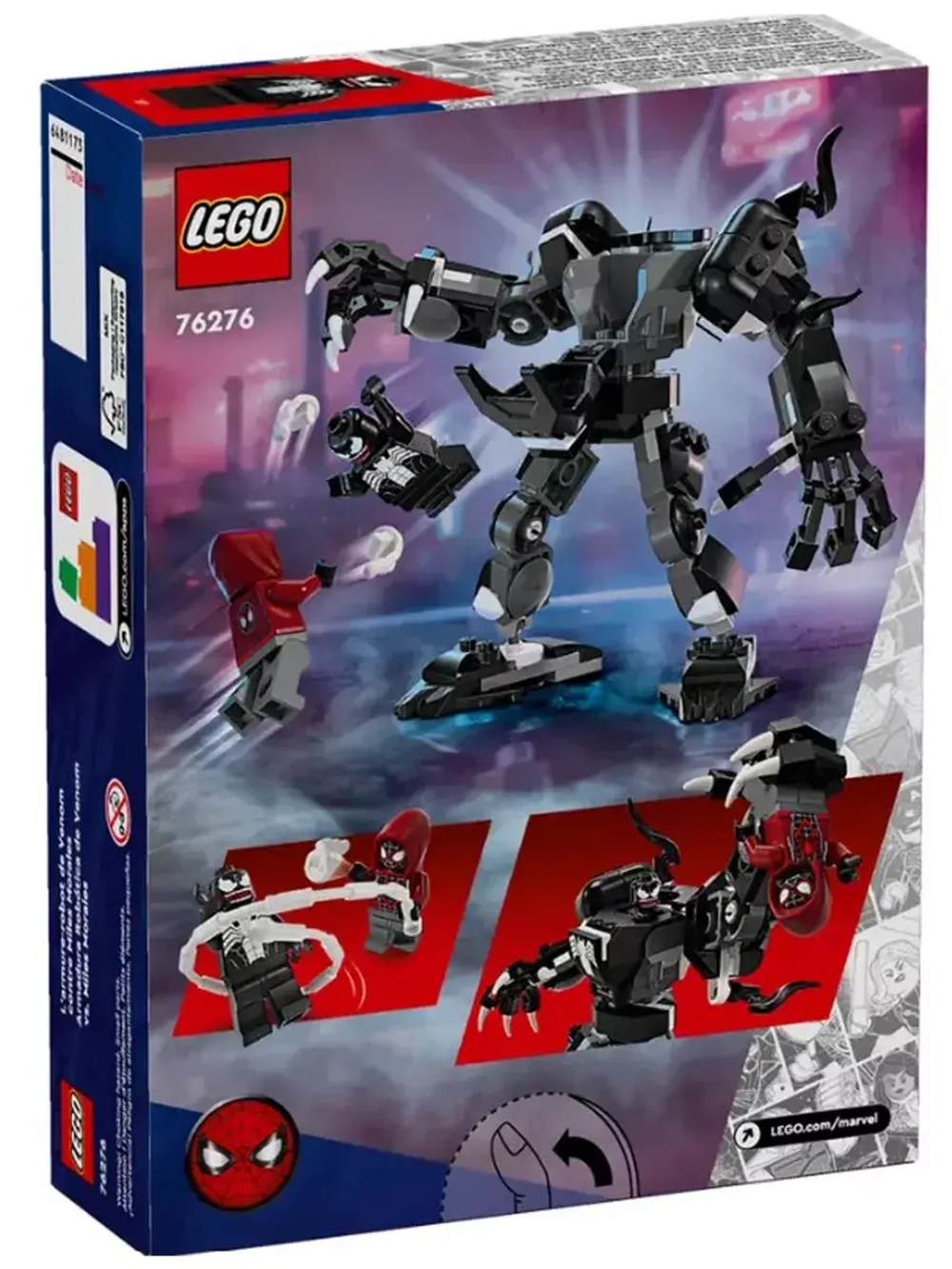 Лего Марвел 76276 Броня Венома Lego Super Heroes