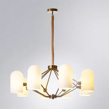 Подвесная люстра 8*E14 A5454LM-8PB белый/медь Cassel Arte Lamp