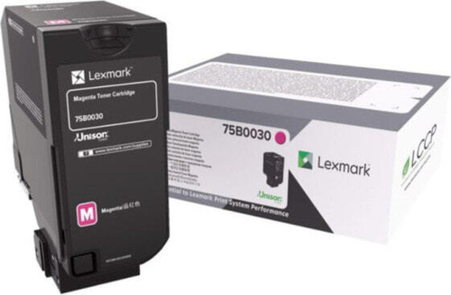 Lexmark 75B0030 тонерный картридж Подлинный Пурпурный 1 шт