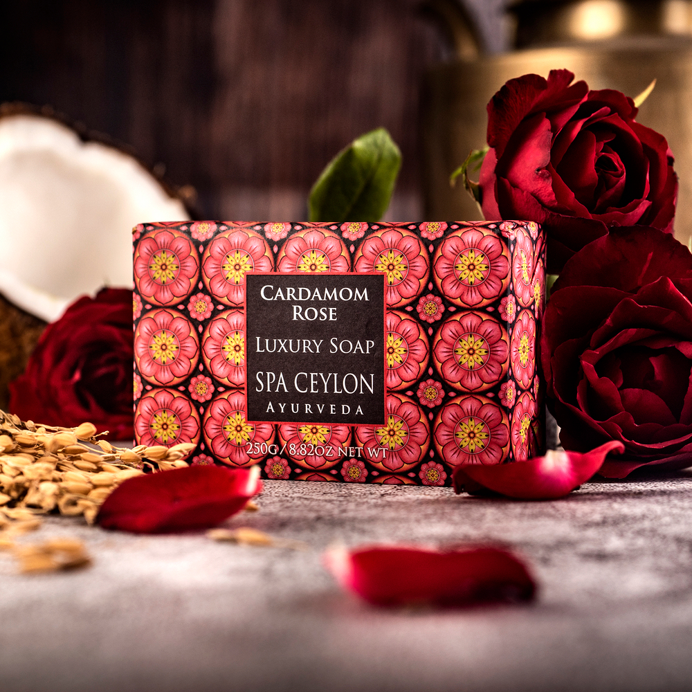 Роскошное мыло "Роза и Кардамон" (250 гр)