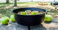 Жаровня чугунная на ножках, 26 см, 4.8 л, угольная, Lodge