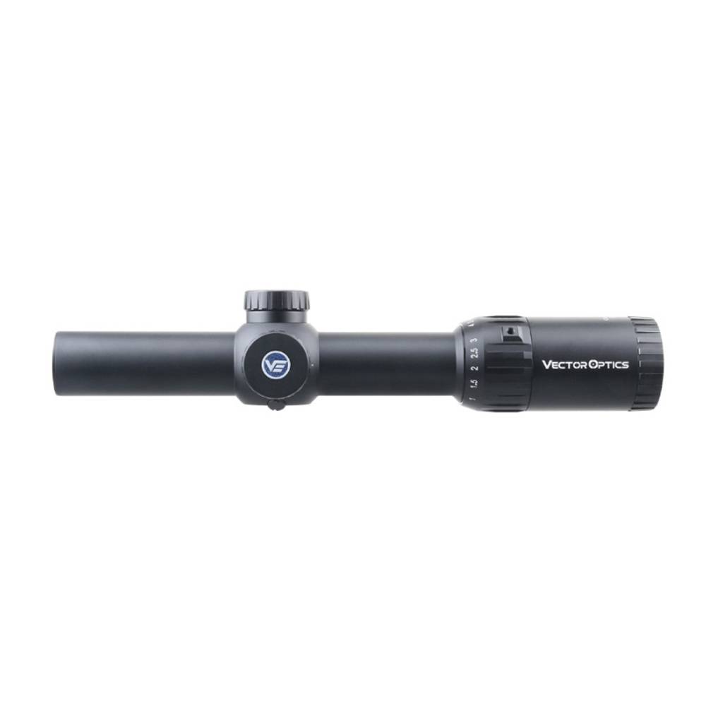 Прицел Vector Optics Constantine 1-10x24, ( Сетка Fiber Center Dot / с подсветкой )