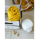 Полотенце для лица горчичного цвета из коллекции essential, 30х50 см