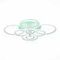 Потолочная светодиодная люстра Evoluce Cerina SLE500552-08RGB