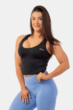 Майка SPORTY SLIM-FIT CROP TANK TOP 422 Черная