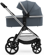 Коляска Agex Life 3 в 1 хромированная рама с автокреслом i-Safe Grey ALG590 Chrome Grey (Серый)