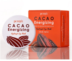 PETITFEE Корейские гидрогелевые патчи для глаз какао Cacao Energizing Hydrogel Eye Mask, 60 шт