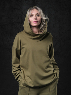 Худи /хвоя+ палаццо + топ в подарок