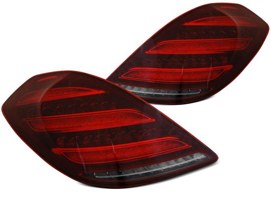 Задние фонари RED WHITE LED для Mercedes S W222