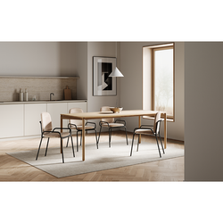 Стул Ror, 2 Frame, велюр, черный/бежевый