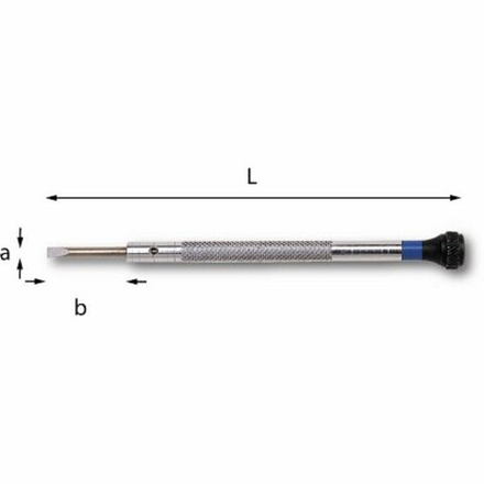 342 Прецизионная плоская отвертка 0,8х10 мм, USAG (Италия)