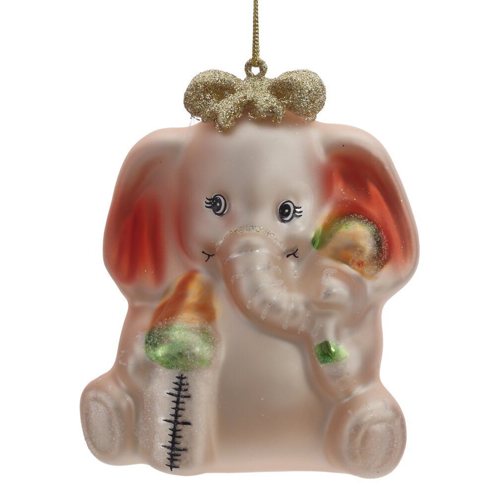 GAEM Украшение новогоднее "Слоник", L7,5 W5 H9 см