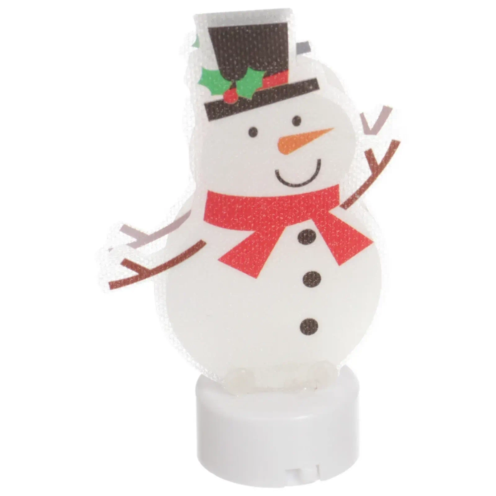 Сувенир с подсветкой «Привет от Снеговика» 10,5*7 см