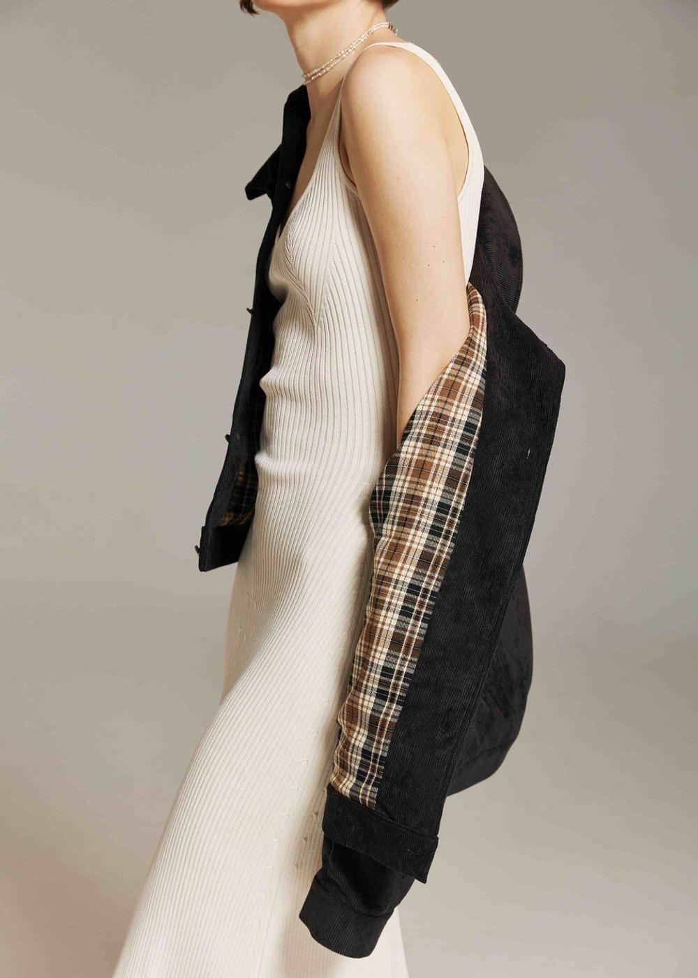 Куртка Called a Garment Corduroy work Угольно-черная