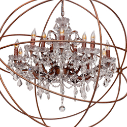 LOFT1897/15 Подвесная люстра LOFT IT Foucaults orb crystal