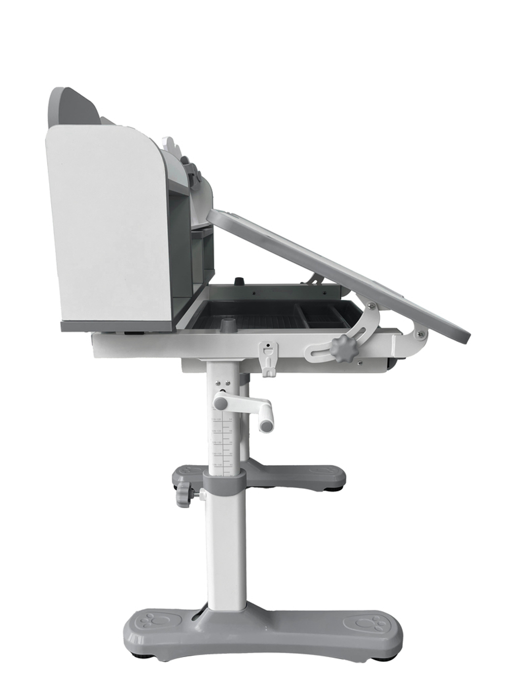 Комплект растущей детской мебели Fundesk Vivo парта + стул + выдвижной ящик + подставка + полка