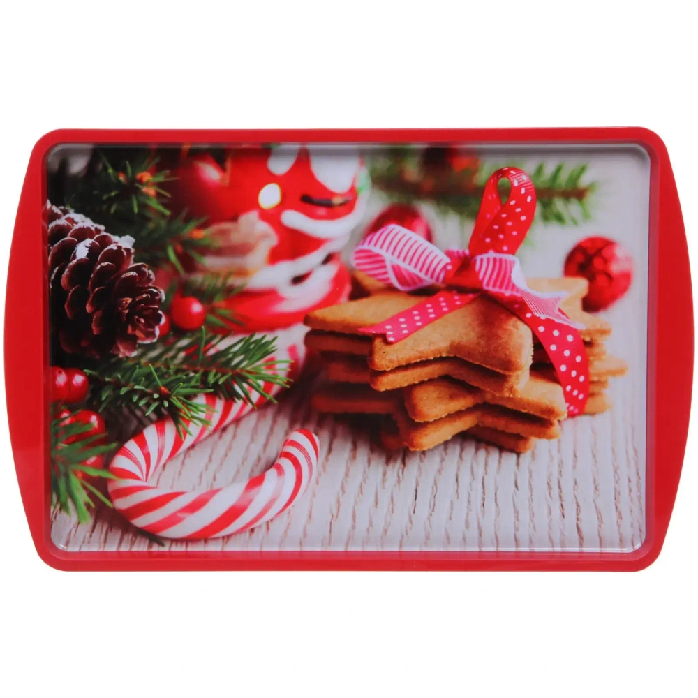 Поднос жестяной 38*24см «Пряничное чудо»