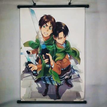 Гобелен Эрен Йегер и Леви Аккерман