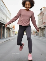 Лонгслив детский кофта в рубчик хлопок