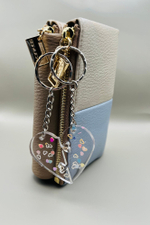 Брелок Brand-is "Сердце", эпоксидная смола, прозрачный, ручная работа