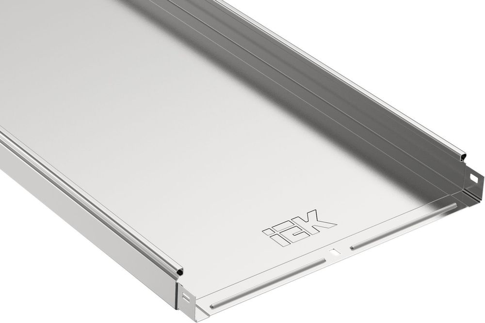 Лоток неперфорированный 50х100х3000 RAL 9016 ESCA IEK