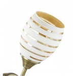 Плафон стеклянный "Полосатая бочка"