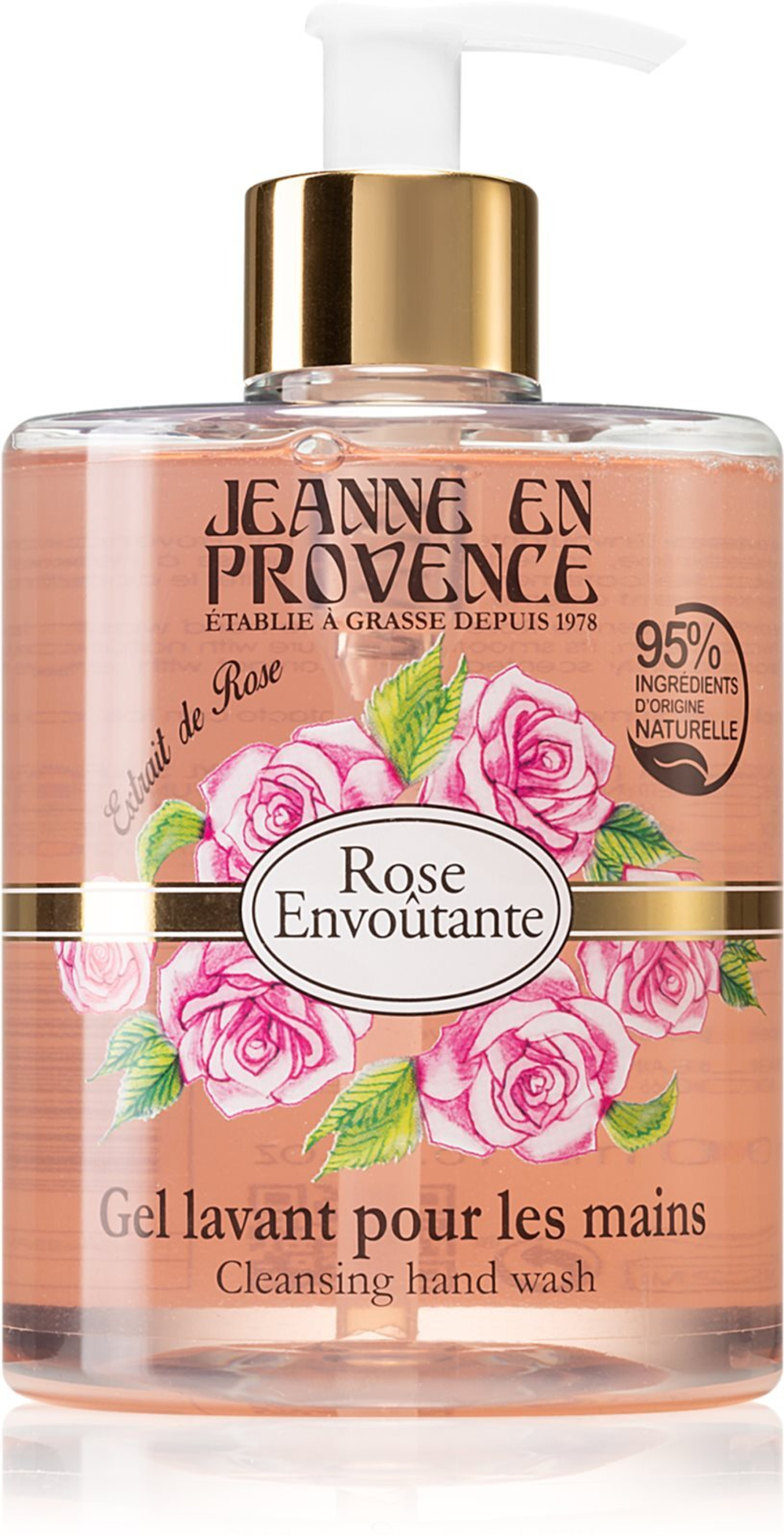 Jeanne en Provence Rose Envoûtante - жидкое мыло для рук /   500  ml  / GTIN 3430750161718