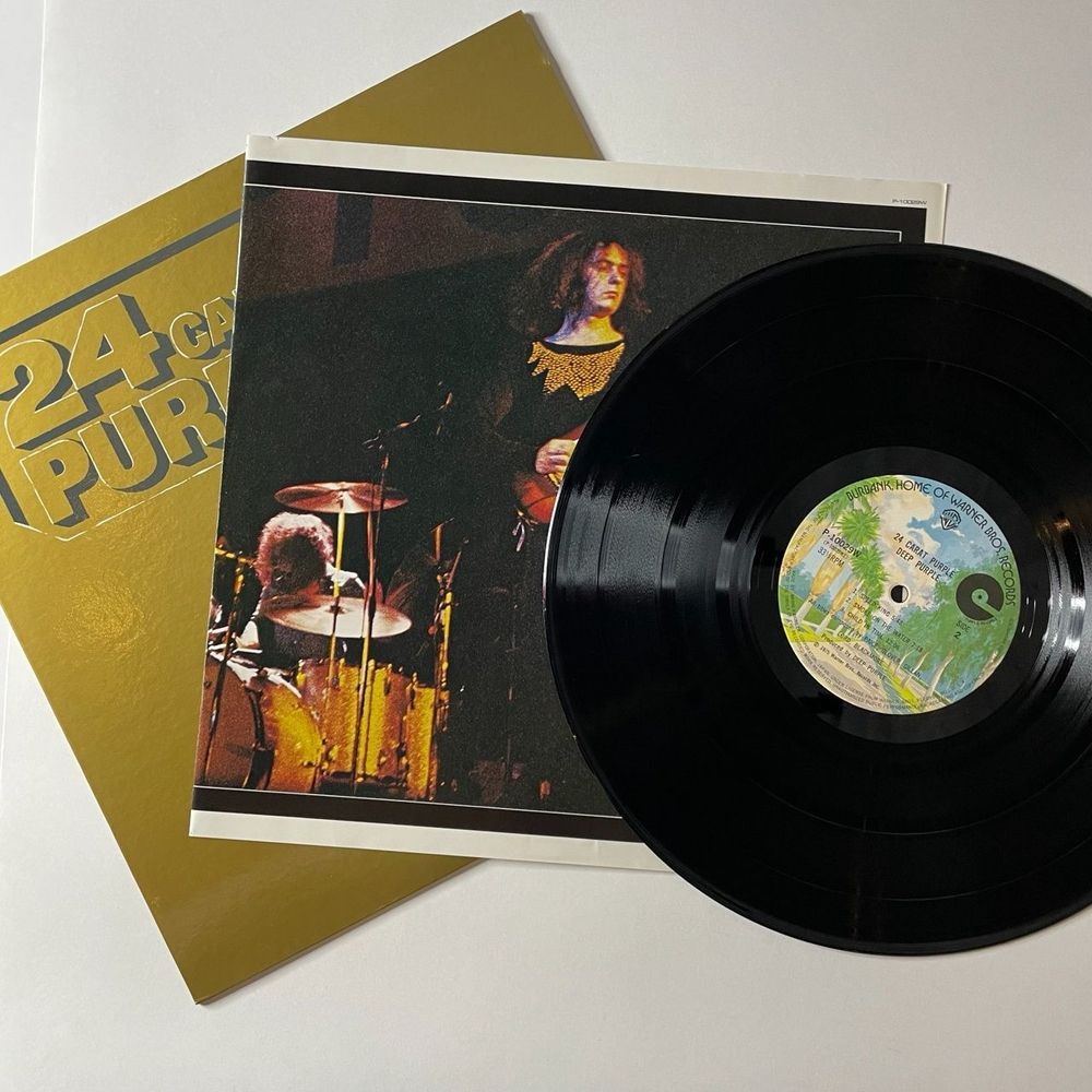 Винтажная виниловая пластинка LP Deep Purple 24 Carat Purple (Japan 1975) (No Obi) Fireball P-10029W
