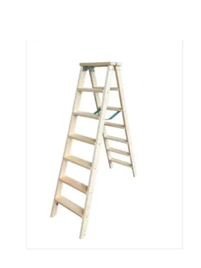 Стремянка деревянная 2х7 wide (рабоч. высота 3,1м)