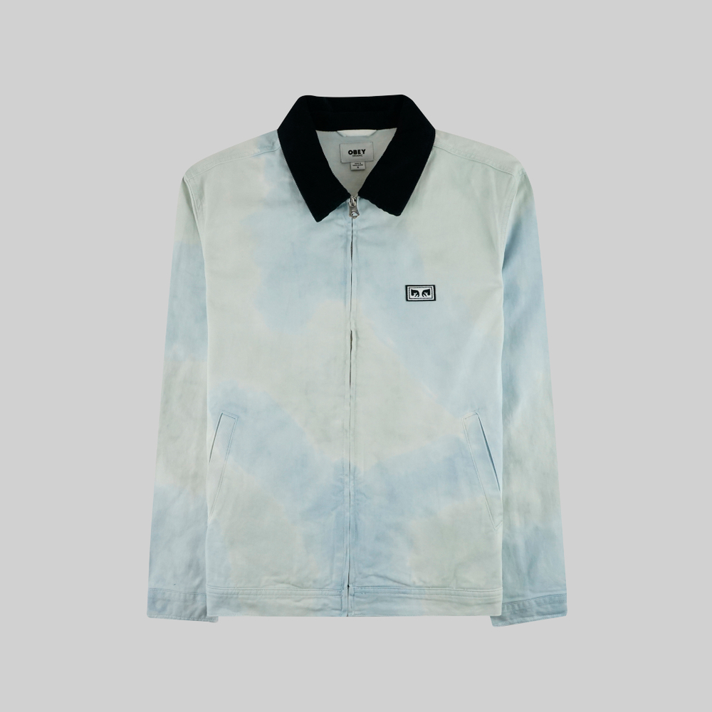 Куртка мужская Obey Tie Dye Work Jacket - купить в магазине Dice с бесплатной доставкой по России