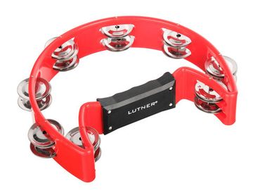 Тамбурин полумесяц 8 пар бубенцов Fleet FLT-TW16