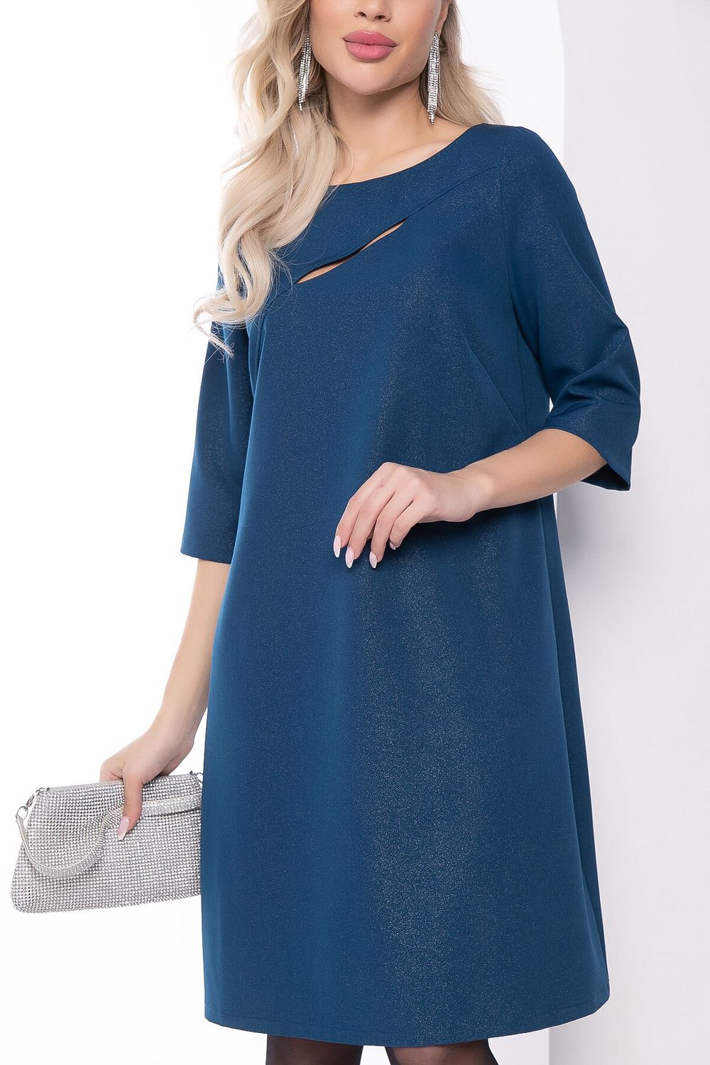 Платье "Показ мод" (морская волна) П8073 LT Collection