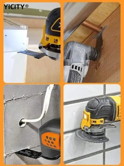 YICITY Набор насадки для реноватора пильные, пилки для реноватора, полотно пильное/ 13 штук