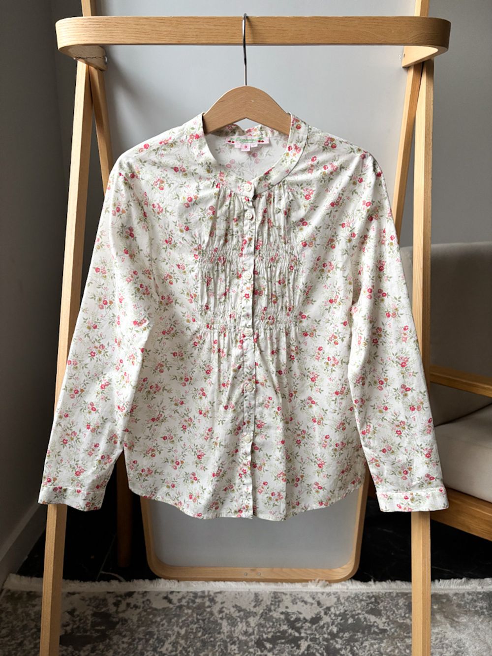 Хлопковая блузка Bonpoint, 128