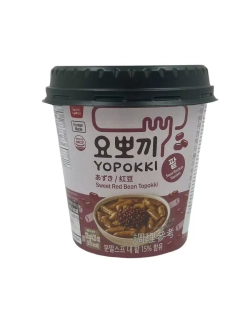 Рисовые палочки с соусом из сладкой красной фасоли