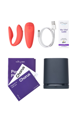 Вибратор We-Vibe Chorus для пар, коралловый