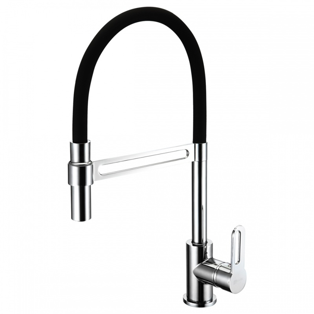 LM6006C Соул Смеситель для кухни с гибким изливом, хром