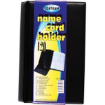 Визитница 120 визиток трехряд.черная (Центрум)