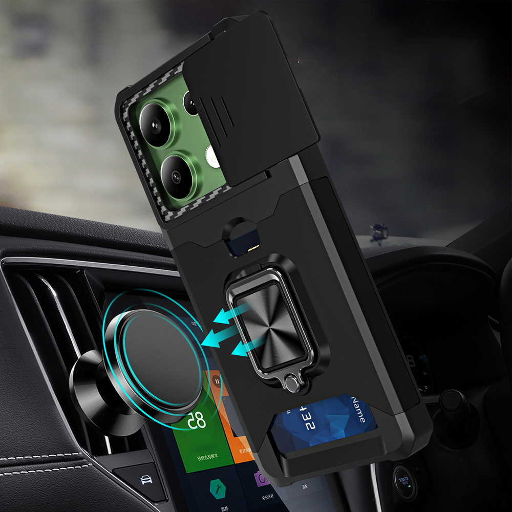 Противоударный чехол Сard Reader Case для Poco M6 Pro 4G