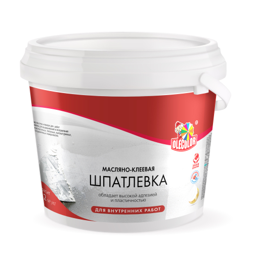 Шпатлевка OLECOLOR (0,9) масляно- клеевая для внутренних работ