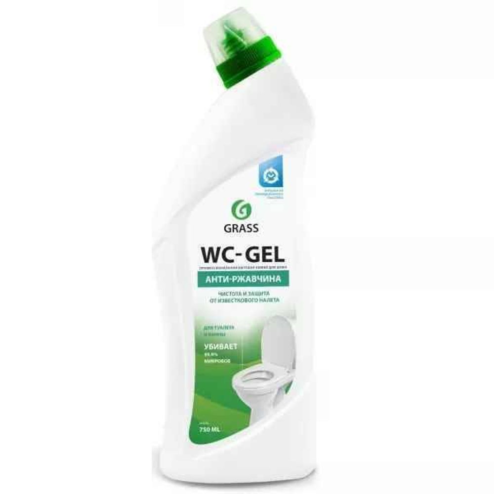 Гель д/чистки сантехники GRASS WC-gel 750мл