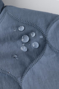 ZARA СТЕГАНАЯ КУРТКА WATER REPELLENT, СИНИЙ