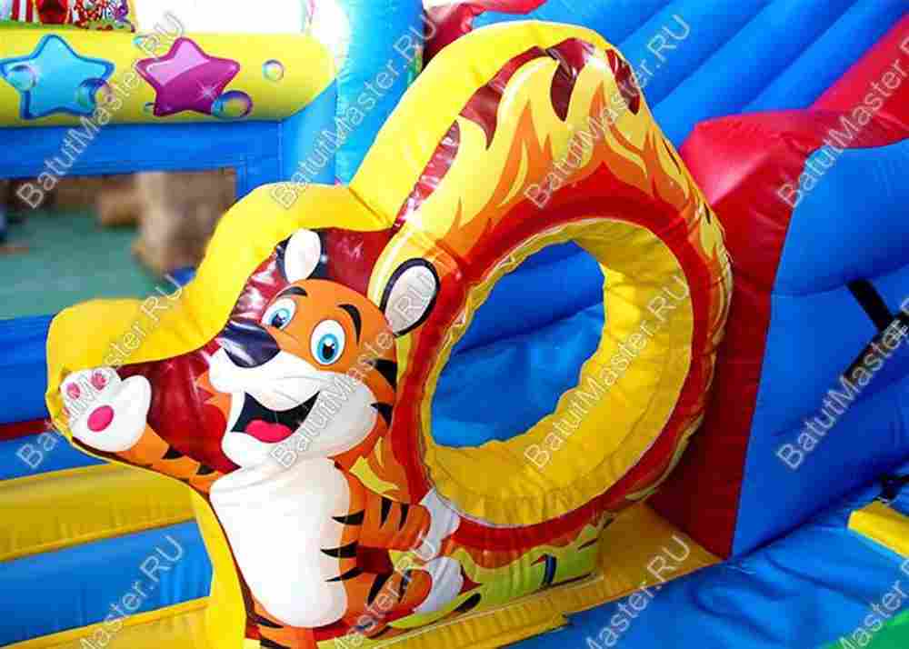 Коммерческий надувной батут "Цирк 2" 7*5*4 м