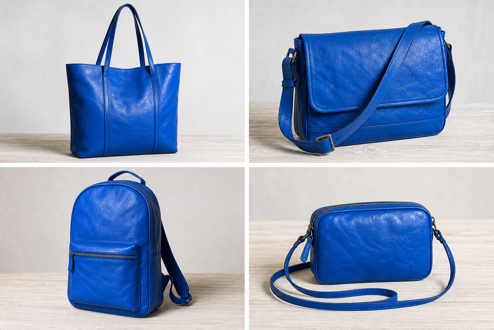 Сонара цв. Синий / Sonara Real Blue, тощ. 0,9-1,1 мм, натуральная кожа