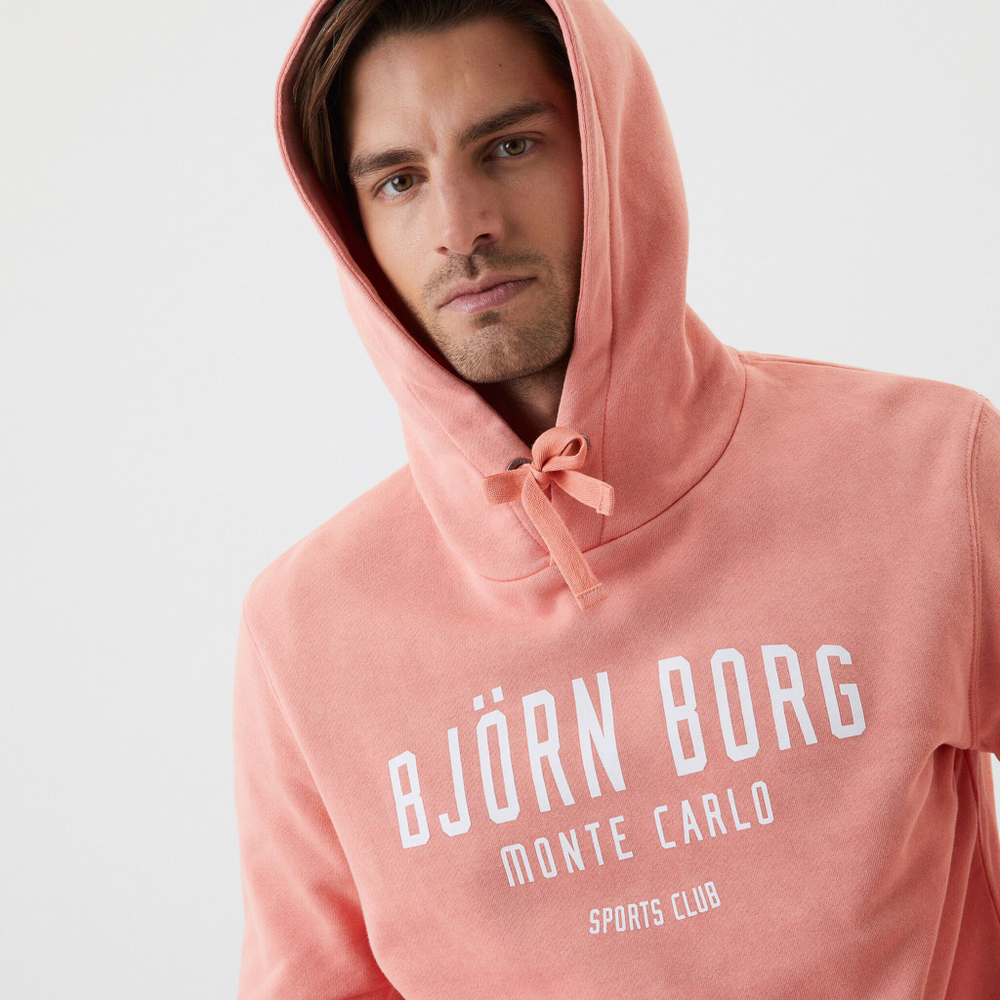 Мужская кофта теннисная Björn Borg STHLM Hoody Men - Apricot