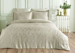 Постельное белье PALM зелёный жаккард deluxe TIVOLYO HOME