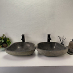 Раковина из речного камня ПАРА! RS-63826 48*38*15 2шт 0126
