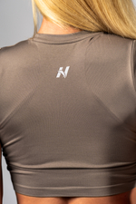 Топ-футболка Seamless Short-Sleeve Top POWER 891 LIGHT BROWN ASH