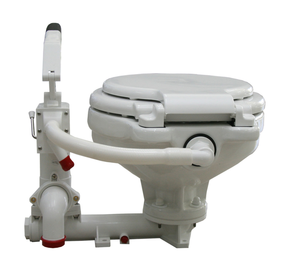 Унитаз с ручной помпой