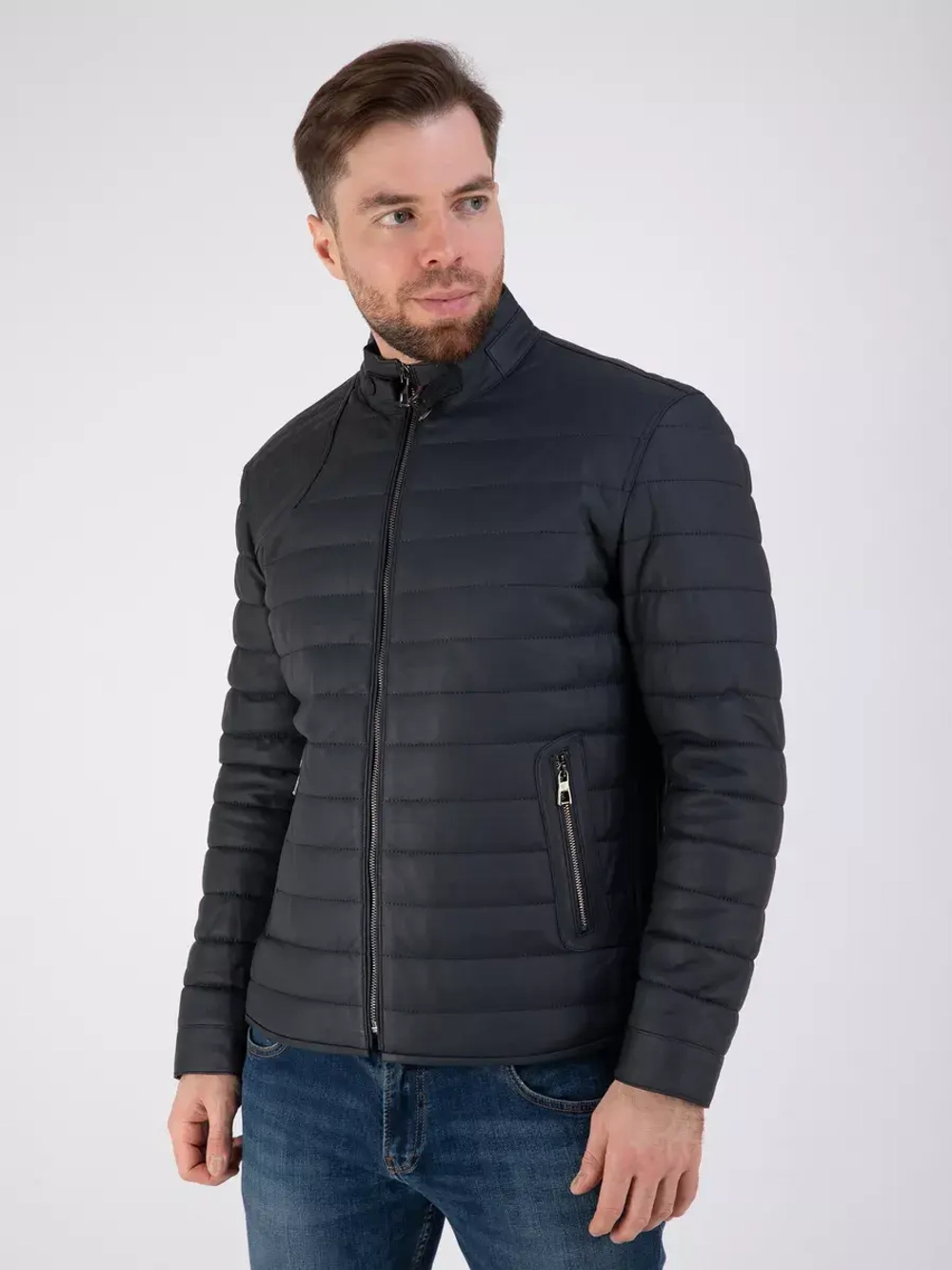 Куртка кожаная демисезонная Турция